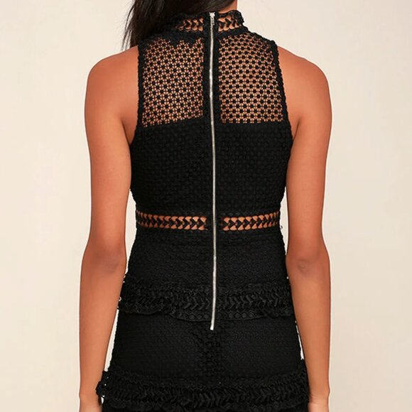 Lulu's Name of Love Black Lace Dress - Picture 2 of 10